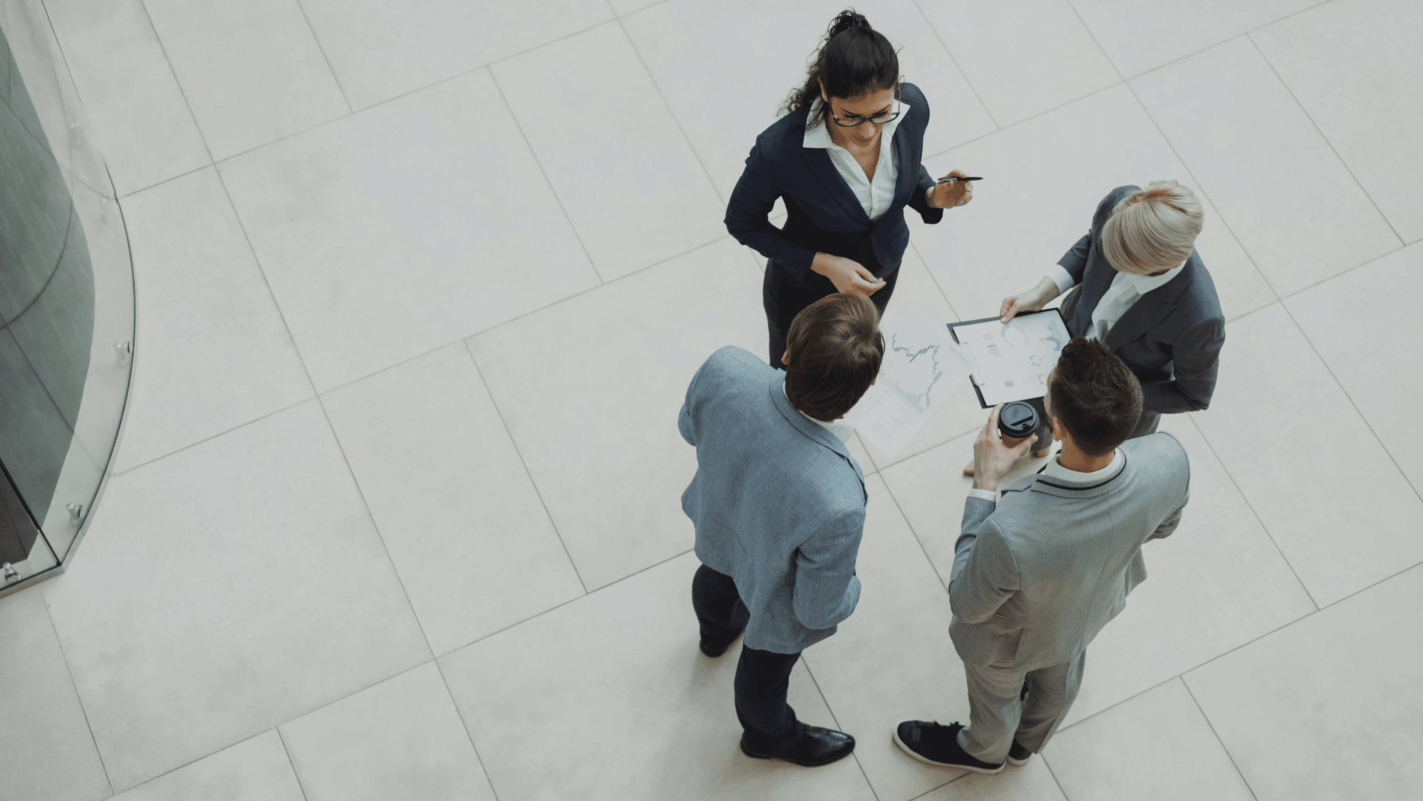 Business professionals meeting